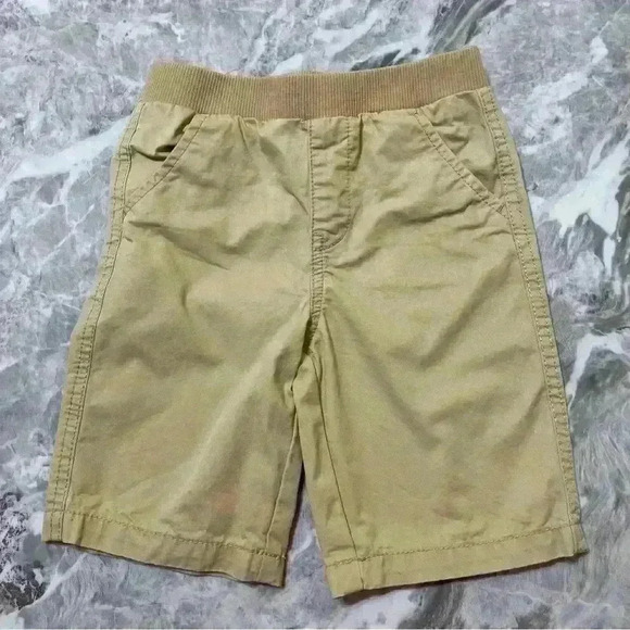 Falls Creek Boys beige comfortable pull on shorts size 4t - Picture 1 of 6